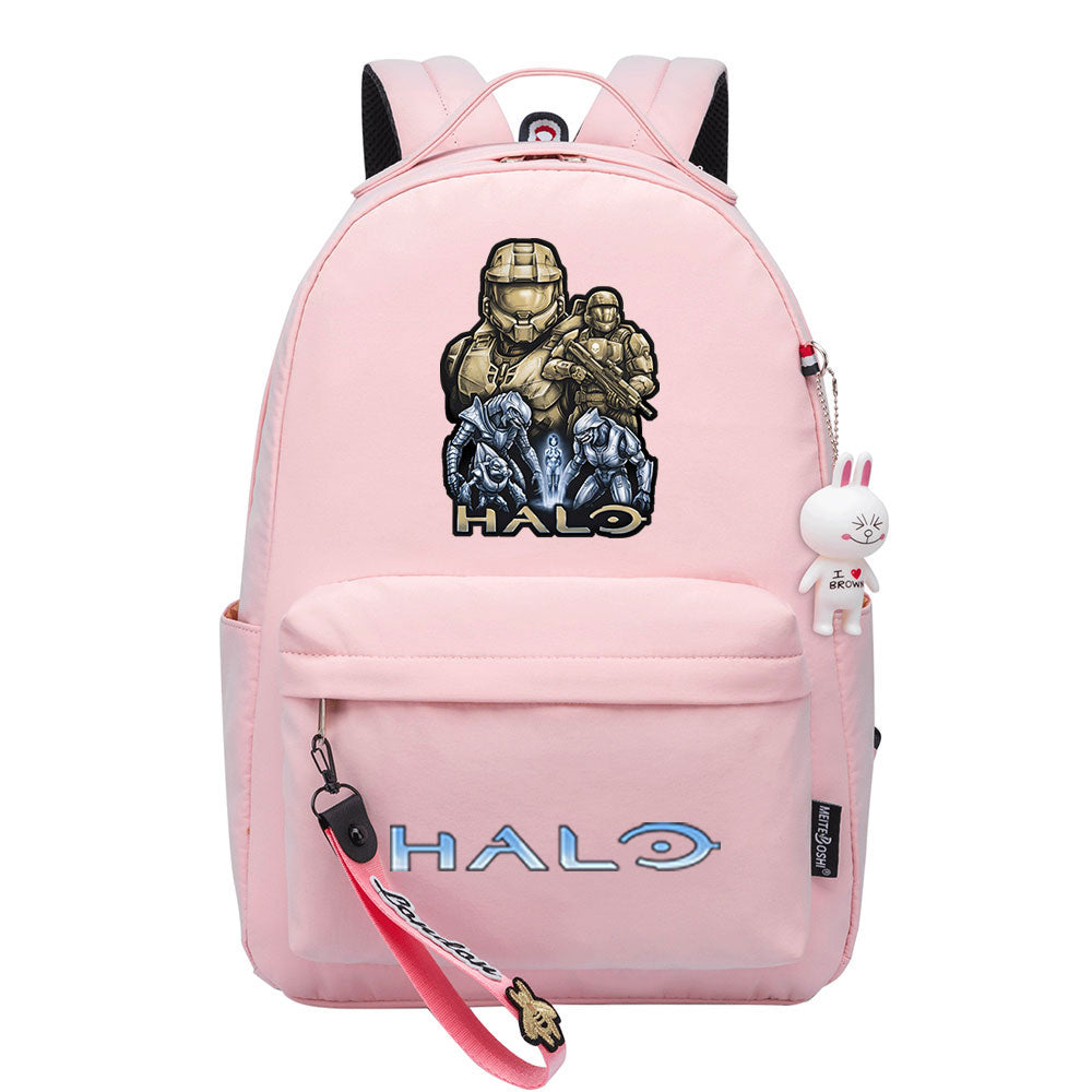 Halo Infinite Cosplay Backpack School Bag Water Proof