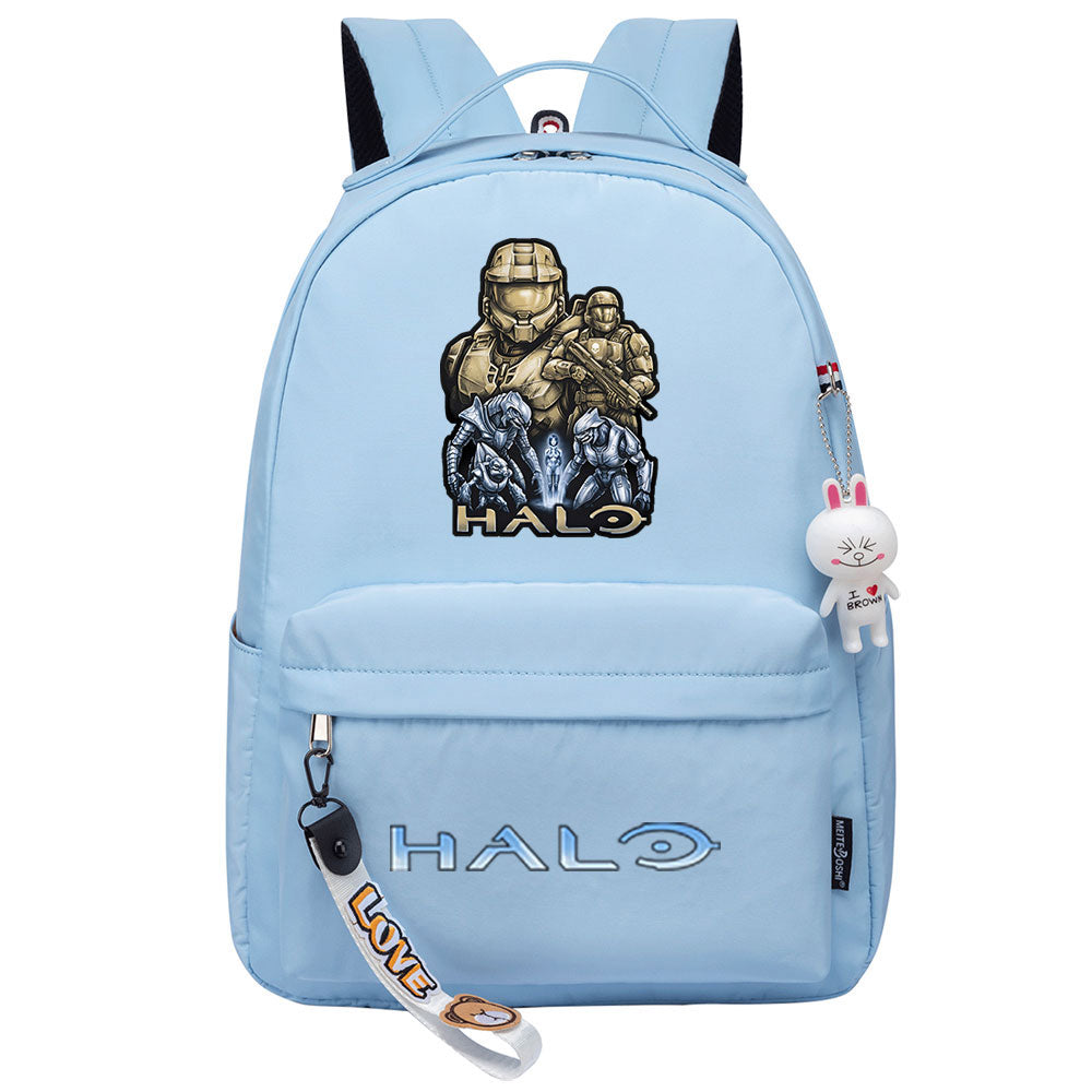 Halo Infinite Cosplay Backpack School Bag Water Proof