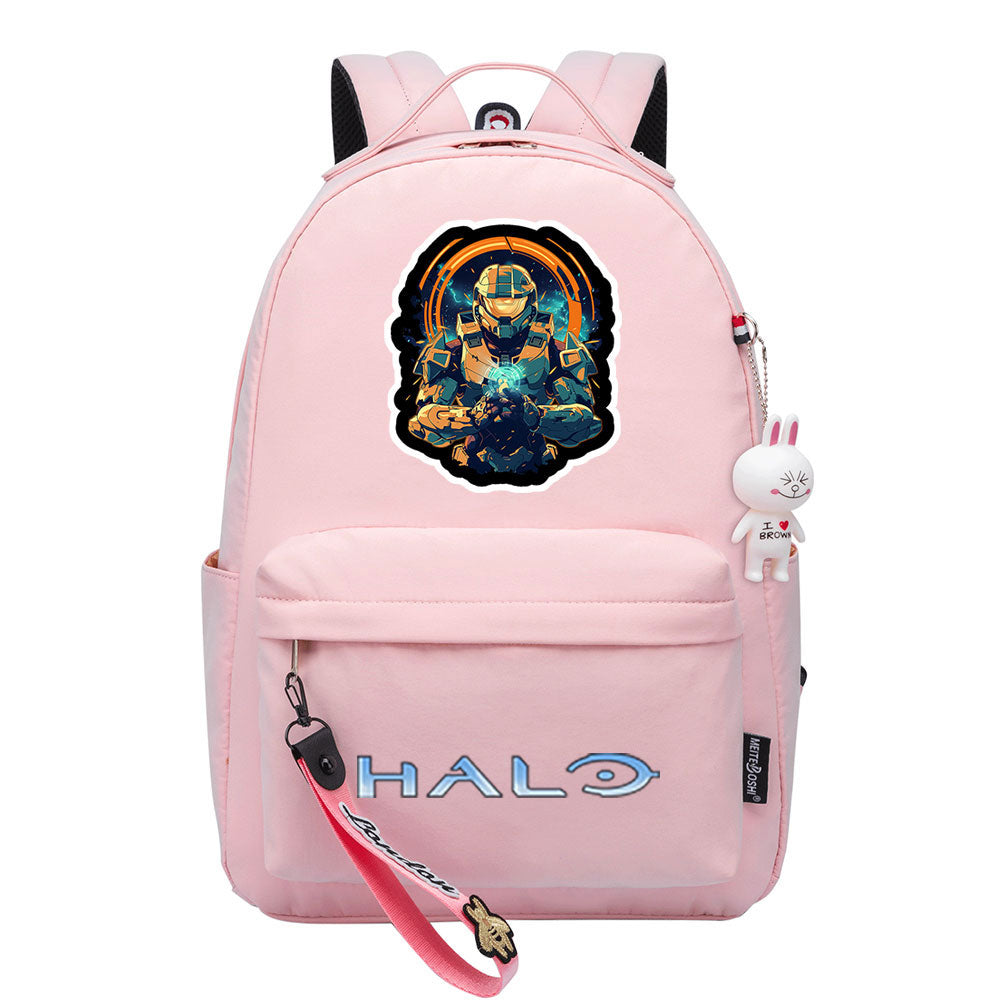 Halo Infinite Cosplay Backpack School Bag Water Proof