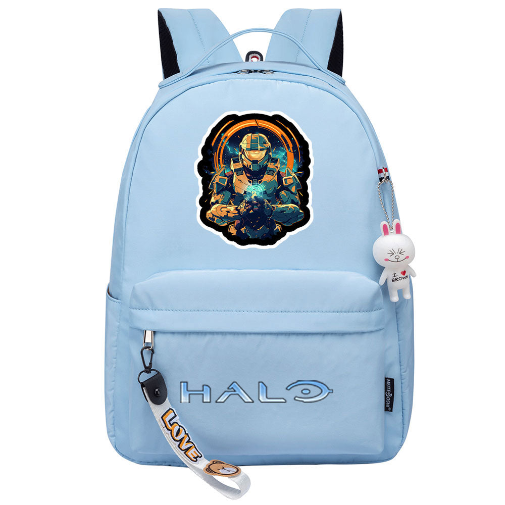 Halo Infinite Cosplay Backpack School Bag Water Proof