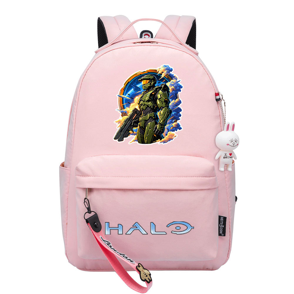 Halo Infinite Cosplay Backpack School Bag Water Proof