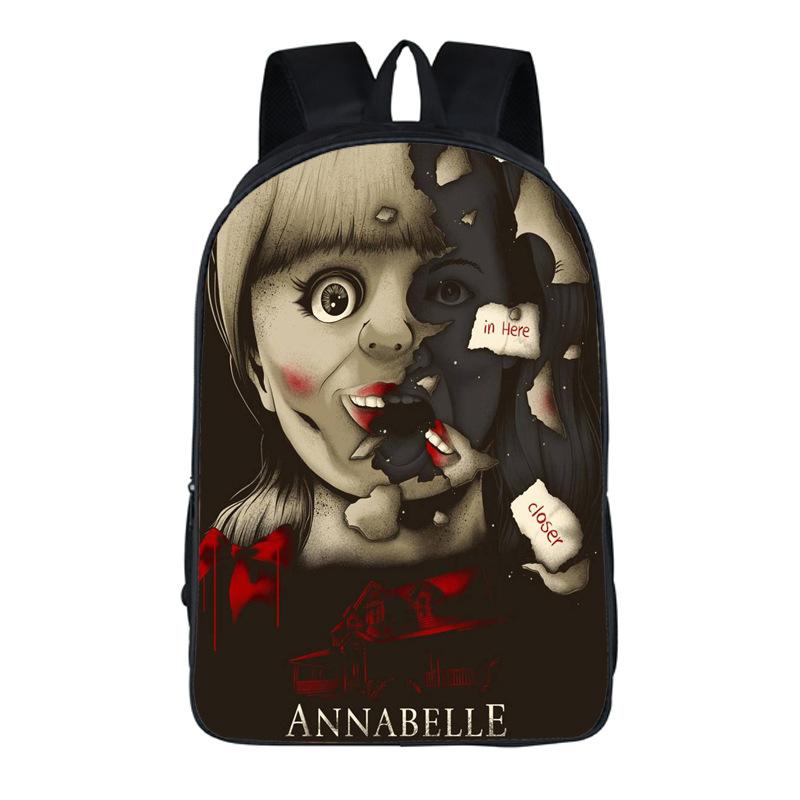 Horror Movie Pennywise IT Pet Sematary Stephen King Clown Backpack School Sports Bag