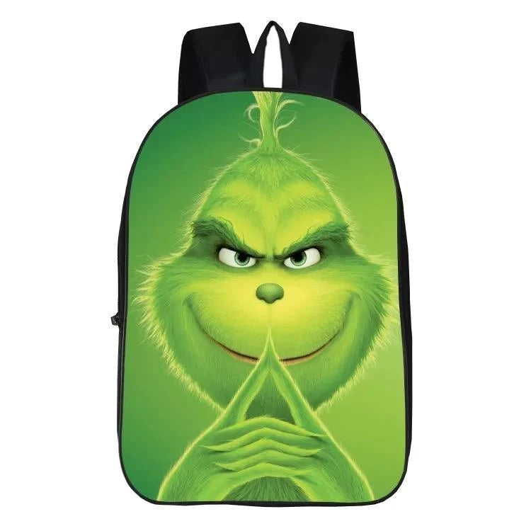 How The Grinch Stole Christmas Santa Grinch Backpack School Bag Group Sports Game Bags