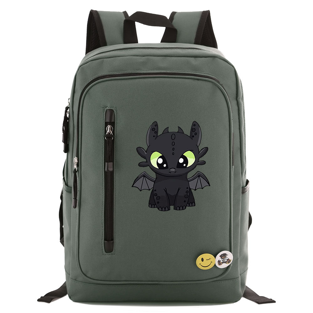 How to Train Your Dragon Canvas Travel Backpack School Bag Water Proof