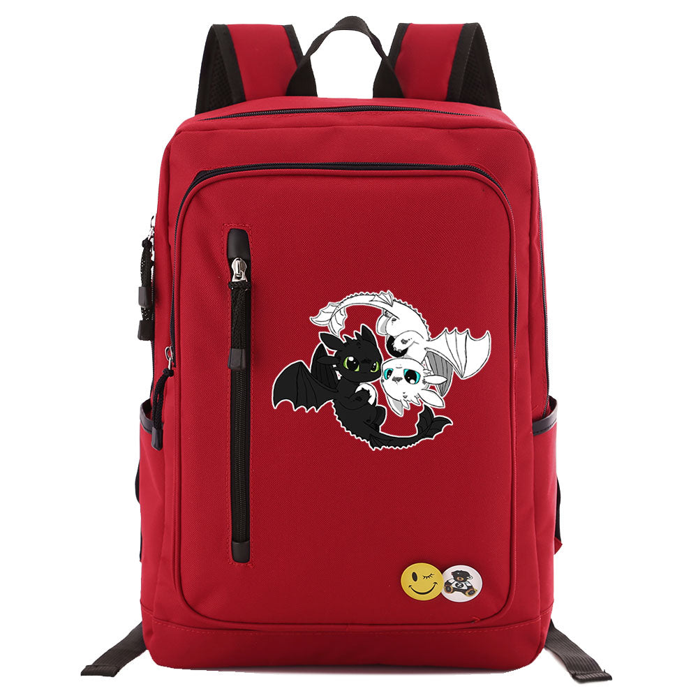 How to Train Your Dragon Canvas Travel Backpack School Bag Water Proof