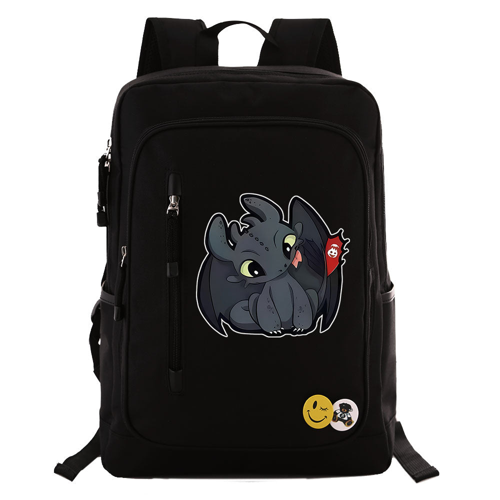 How to Train Your Dragon Canvas Travel Backpack School Bag Water Proof