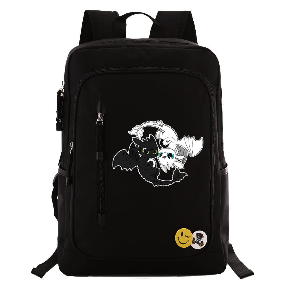 How to Train Your Dragon Canvas Travel Backpack School Bag Water Proof