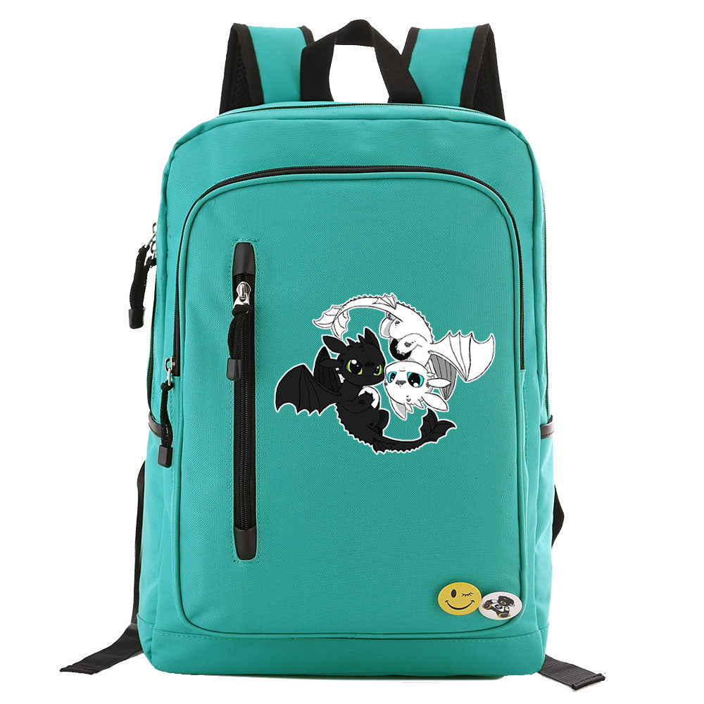 How to Train Your Dragon Canvas Travel Backpack School Bag Water Proof