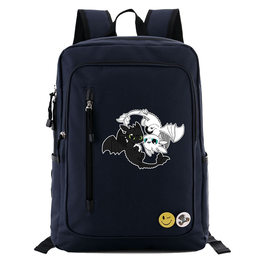 How to Train Your Dragon Canvas Travel Backpack School Bag Water Proof