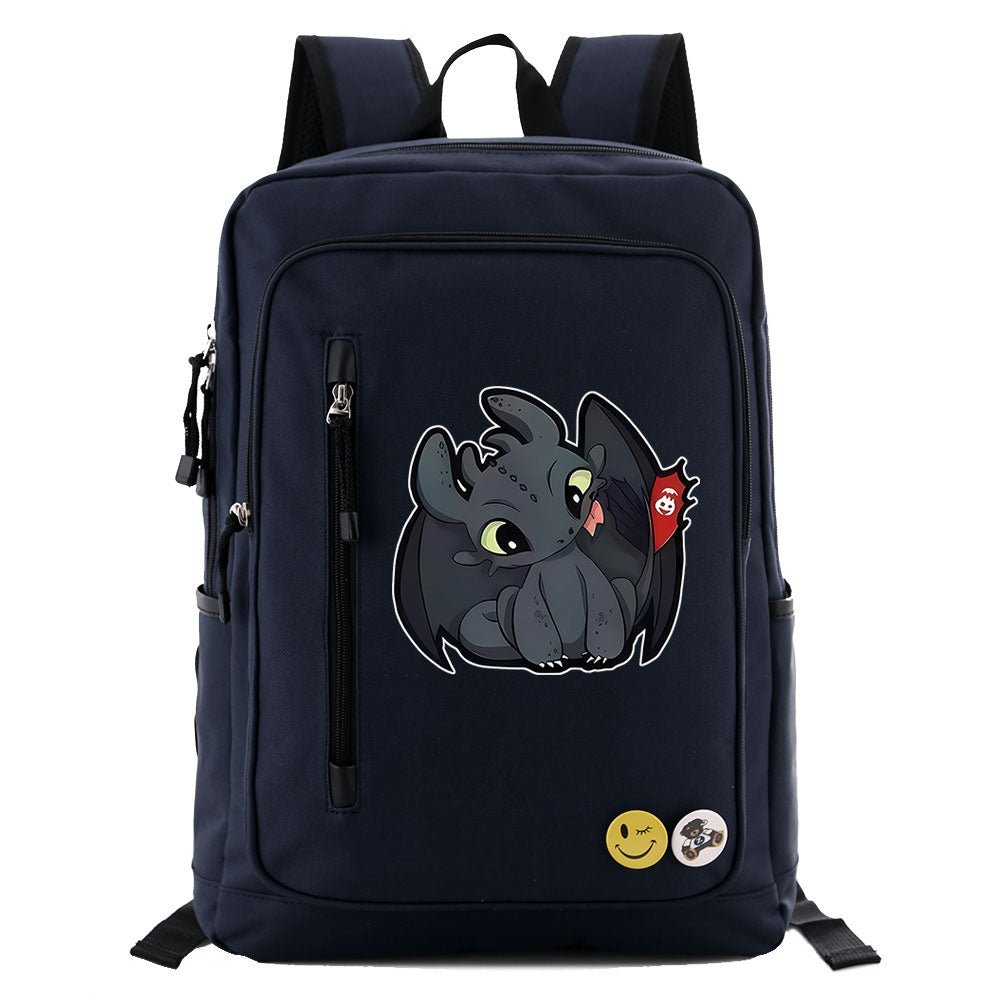 How to Train Your Dragon Canvas Travel Backpack School Bag Water Proof