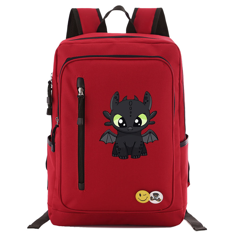How to Train Your Dragon Canvas Travel Backpack School Bag Water Proof