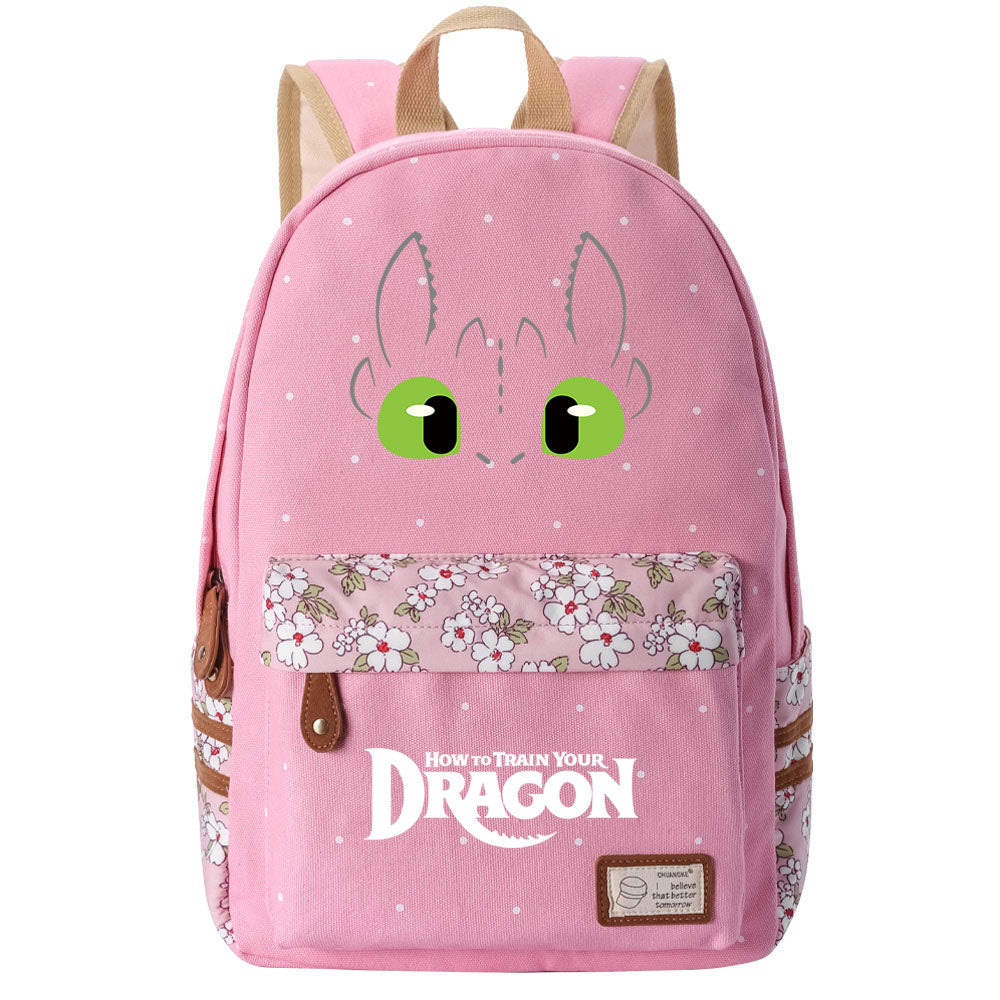 How to Train Your Dragon Fashion Canvas Travel Backpack School Bag