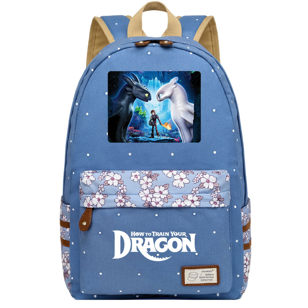 How to Train Your Dragon Fashion Canvas Travel Backpack School Bag