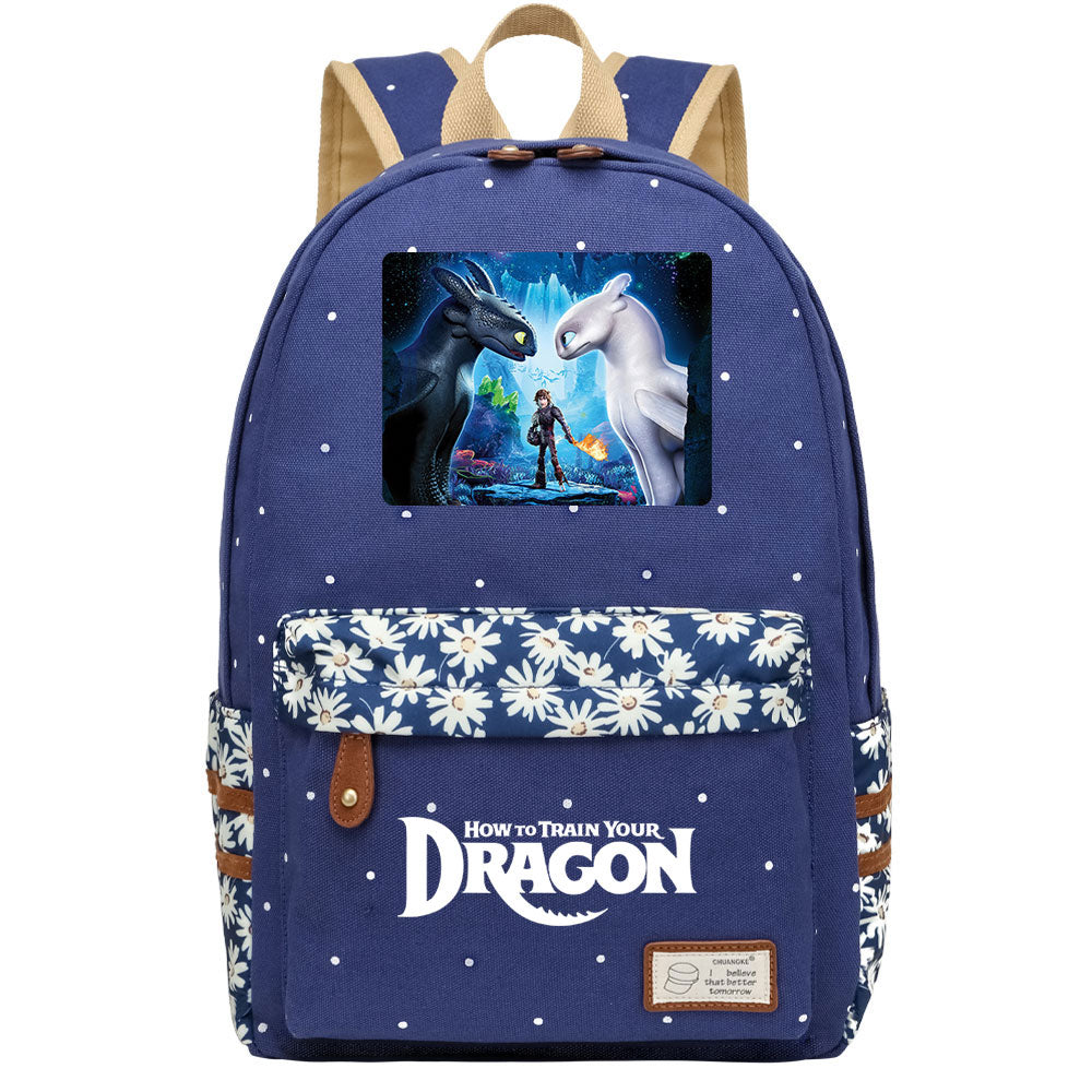 How to Train Your Dragon Fashion Canvas Travel Backpack School Bag