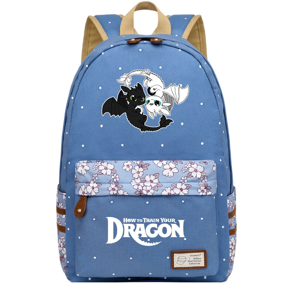 How to Train Your Dragon Fashion Canvas Travel Backpack School Bag