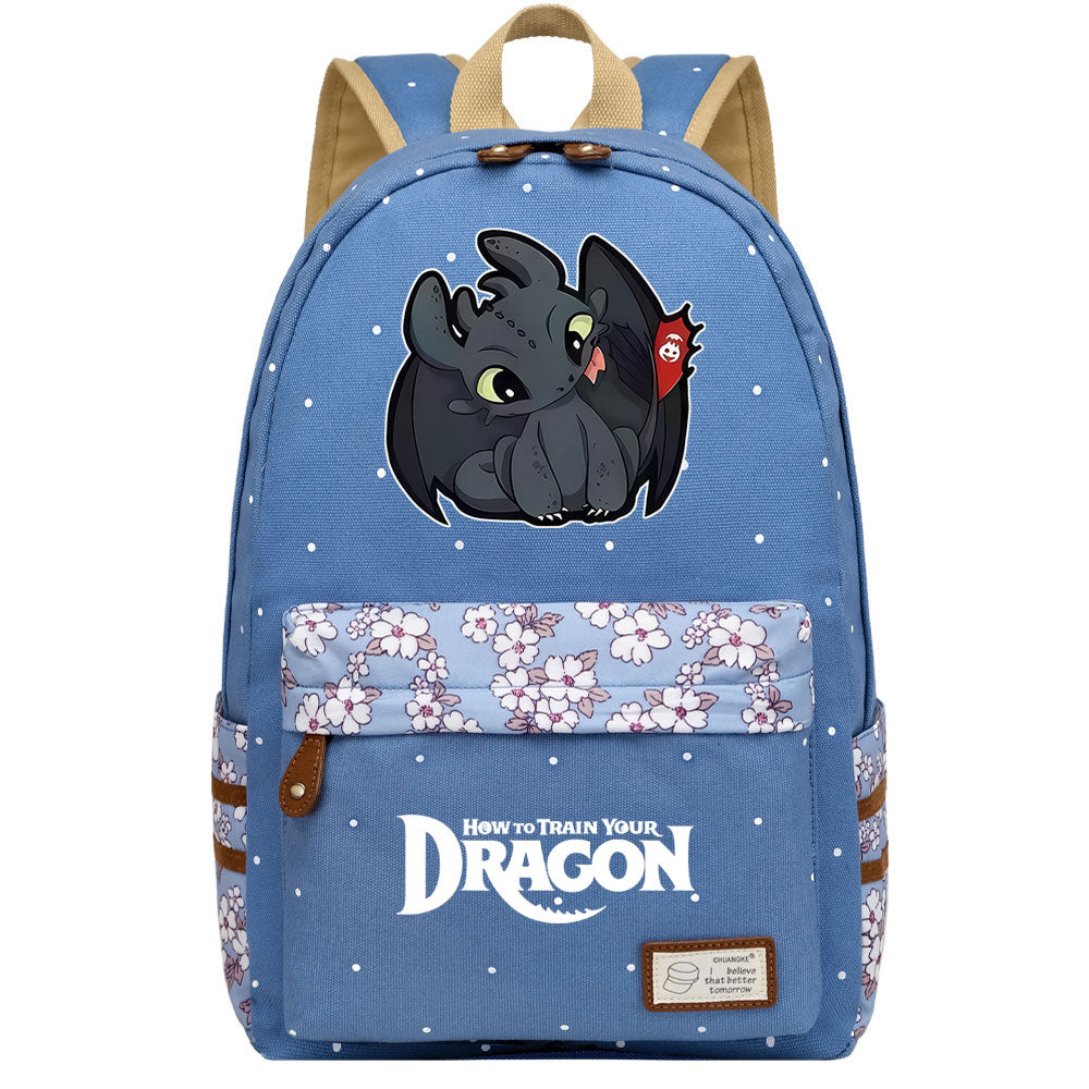How to Train Your Dragon Fashion Canvas Travel Backpack School Bag