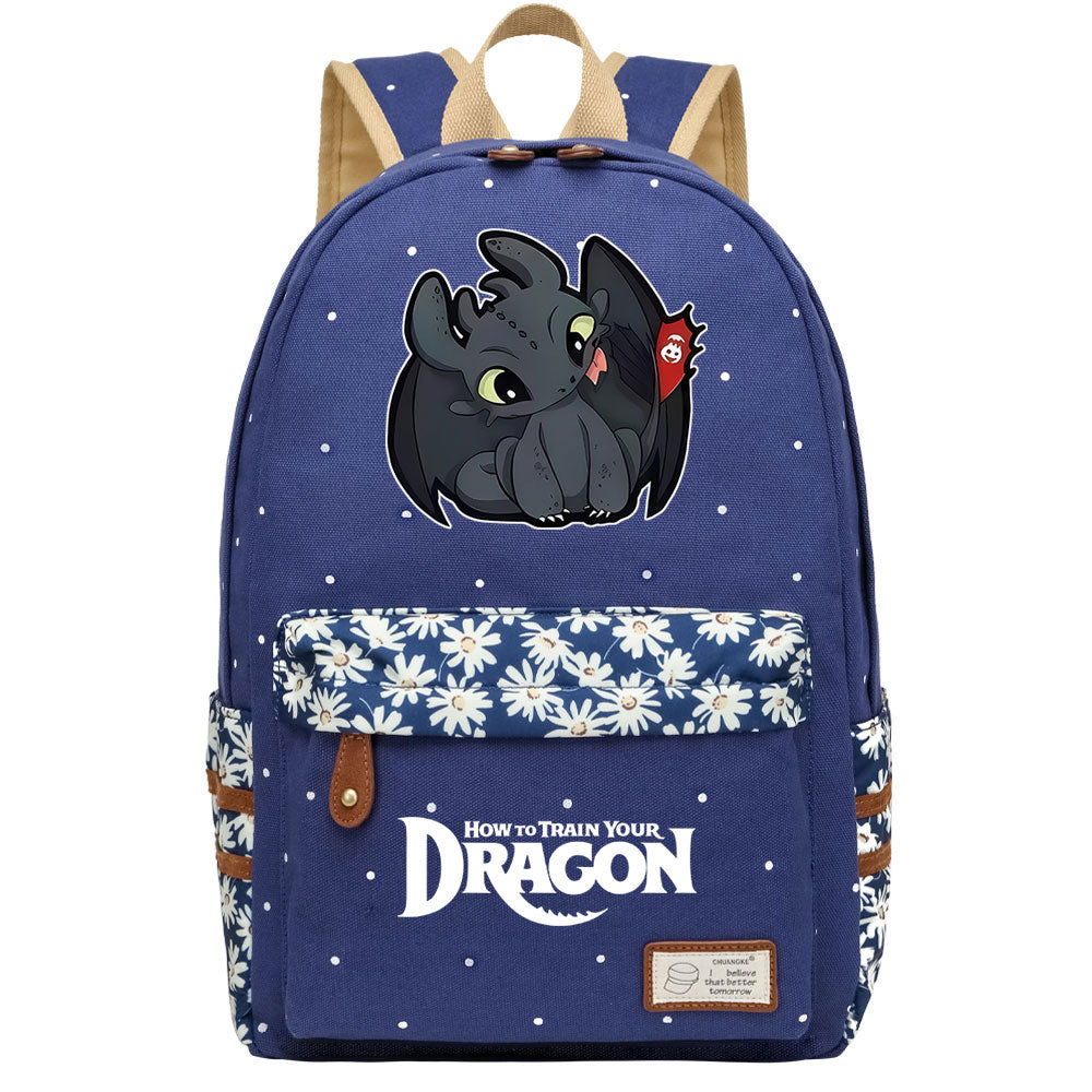 How to Train Your Dragon Fashion Canvas Travel Backpack School Bag