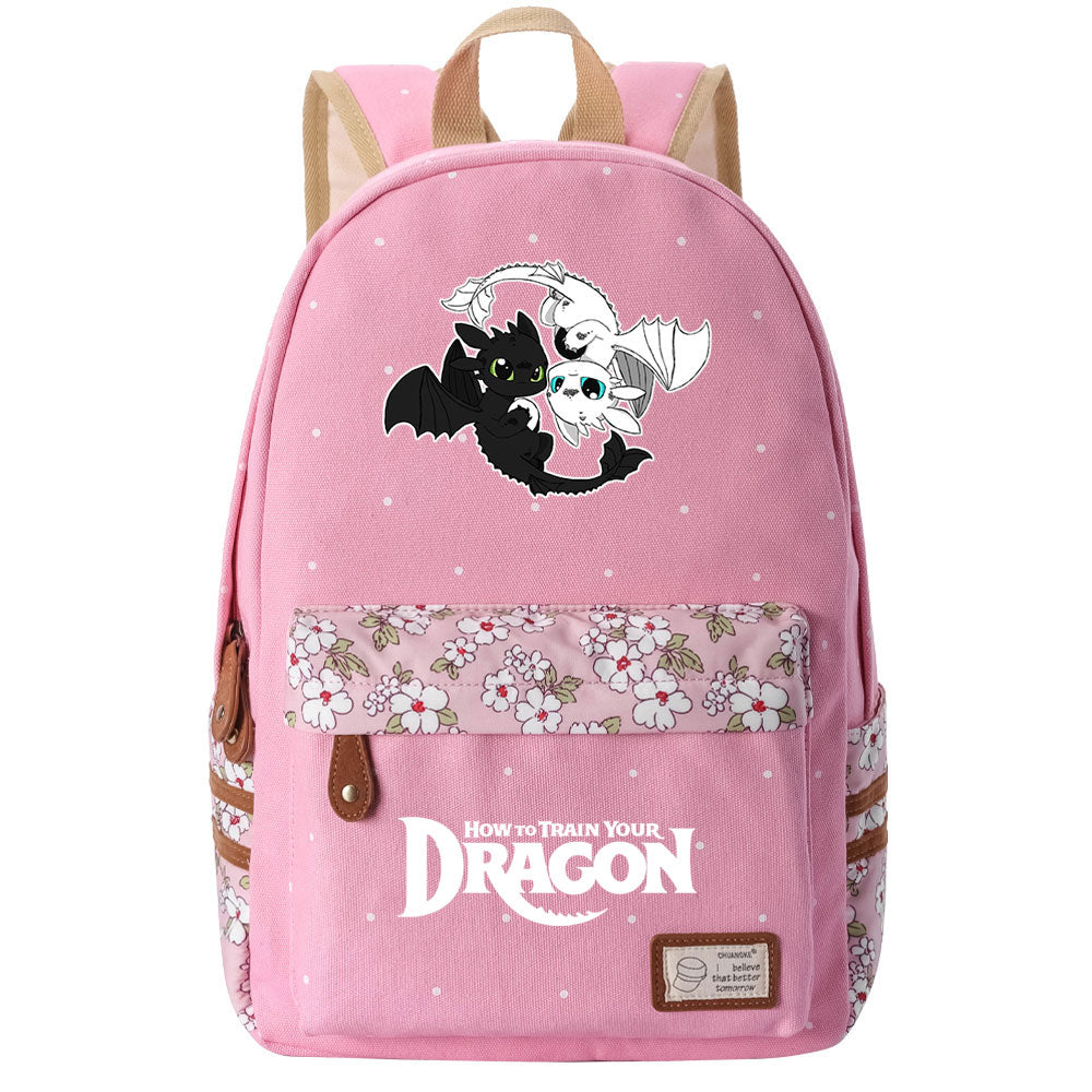 How to Train Your Dragon Fashion Canvas Travel Backpack School Bag