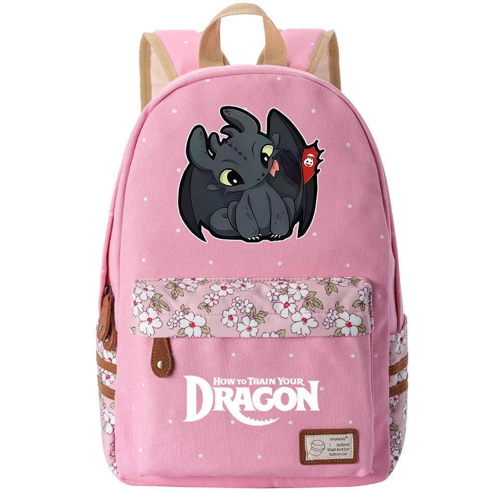 How to Train Your Dragon Fashion Canvas Travel Backpack School Bag