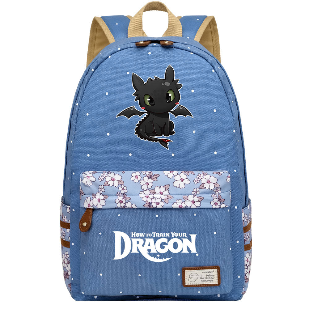 How to Train Your Dragon Fashion Canvas Travel Backpack School Bag