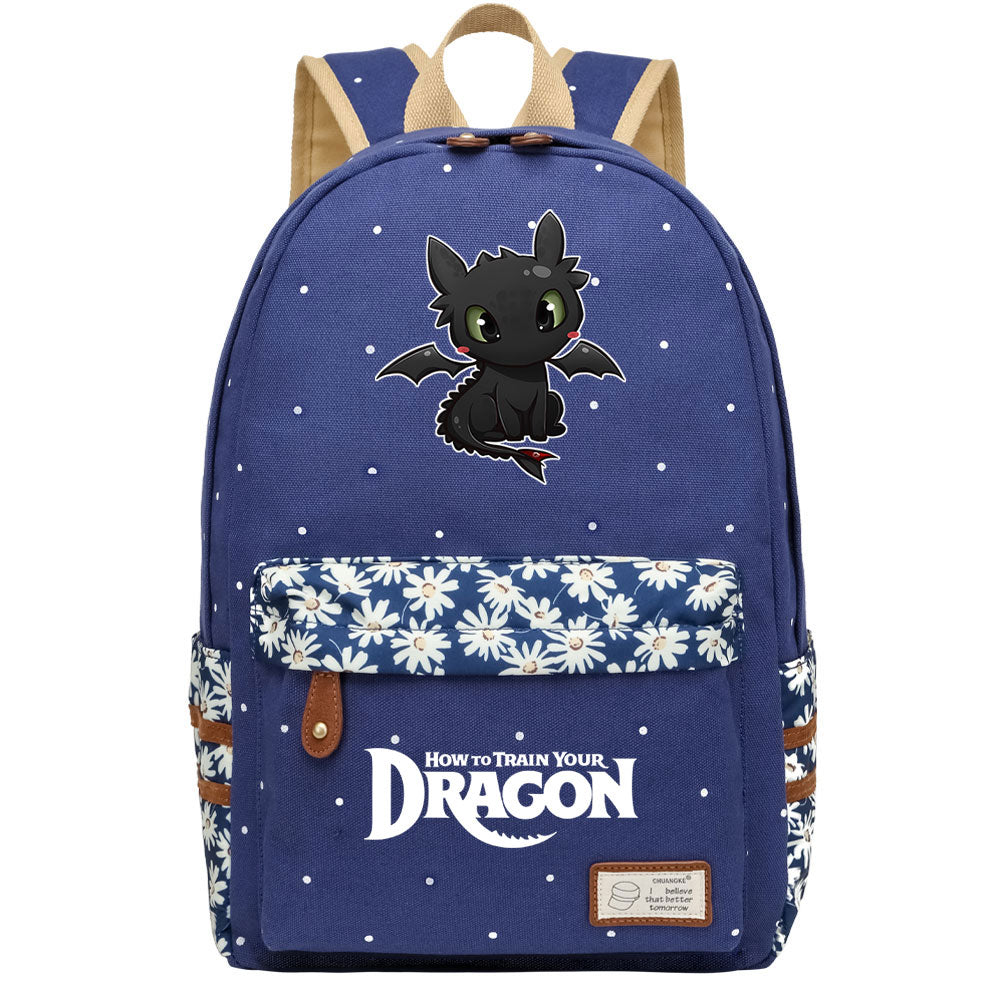 How to Train Your Dragon Fashion Canvas Travel Backpack School Bag