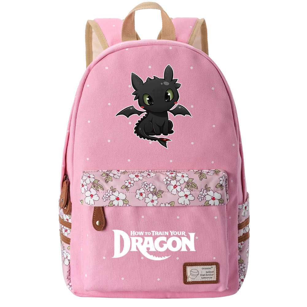 How to Train Your Dragon Fashion Canvas Travel Backpack School Bag
