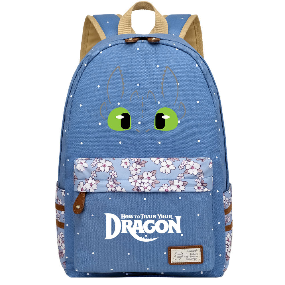 How to Train Your Dragon Fashion Canvas Travel Backpack School Bag