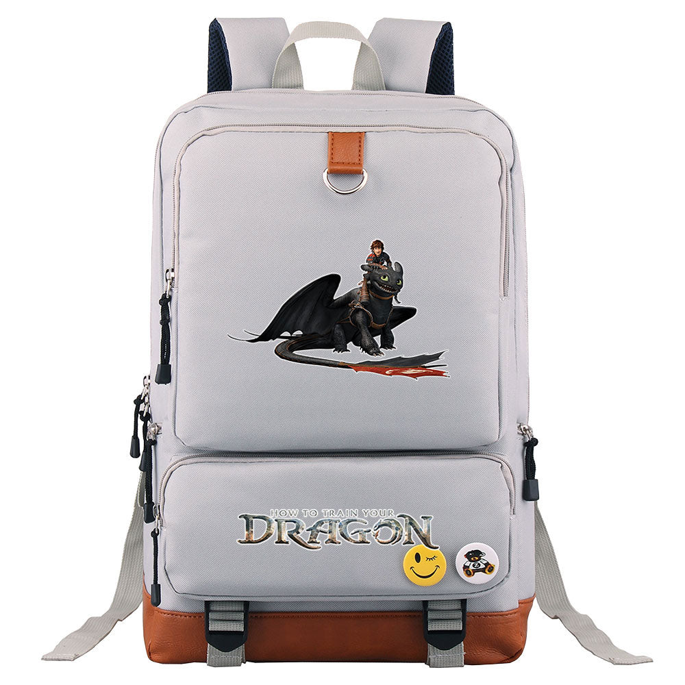 How to Train Your Dragon School Bags Water Proof Notebook Backpacks