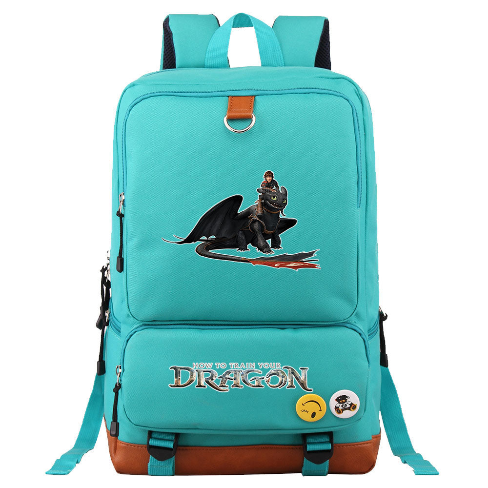 How to Train Your Dragon School Bags Water Proof Notebook Backpacks