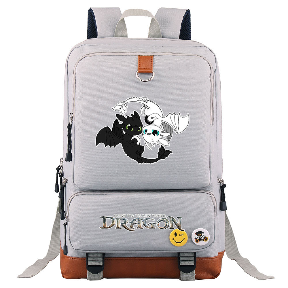 How to Train Your Dragon School Bags Water Proof Notebook Backpacks