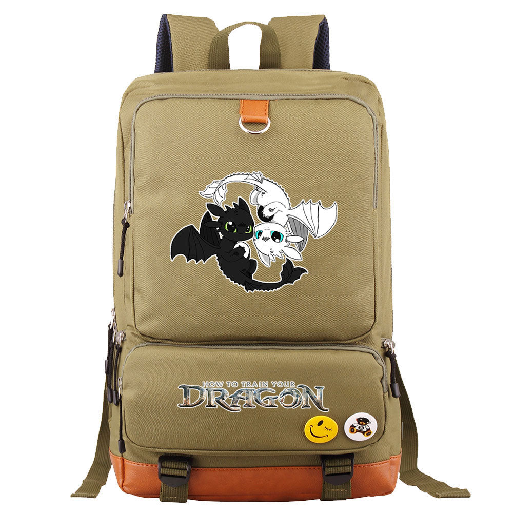 How to Train Your Dragon School Bags Water Proof Notebook Backpacks
