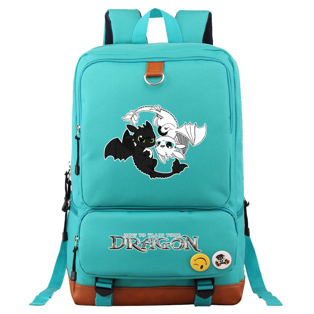 How to Train Your Dragon School Bags Water Proof Notebook Backpacks