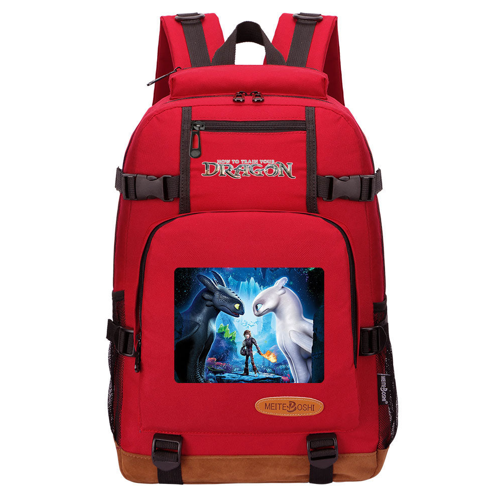 How to Train Your Dragon School Bookbag Travel Backpack Bags