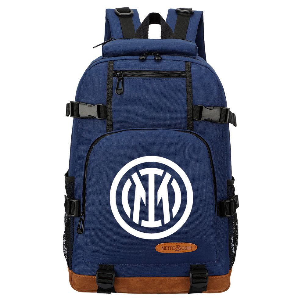 Internazionale Milano City Football Club School Bookbag Travel Backpack Bags