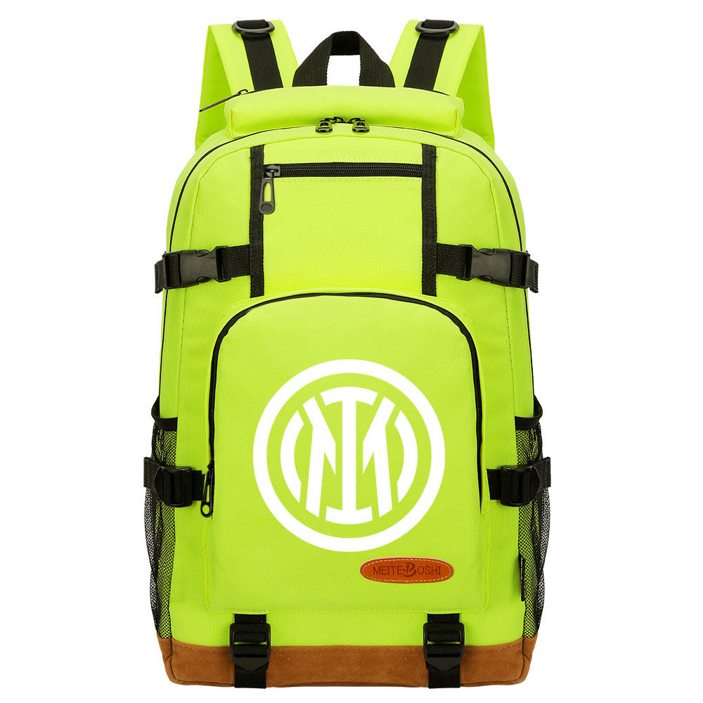 Internazionale Milano City Football Club School Bookbag Travel Backpack Bags