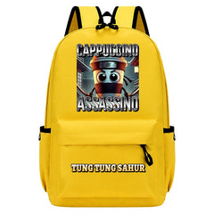 Italian Brainrot Backpack Schoolbag Unisex Bag for Primary School Middle School