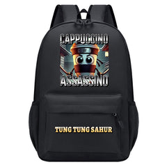 Italian Brainrot Backpack Schoolbag Unisex Bag for Primary School Middle School
