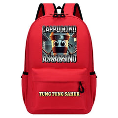 Italian Brainrot Backpack Schoolbag Unisex Bag for Primary School Middle School