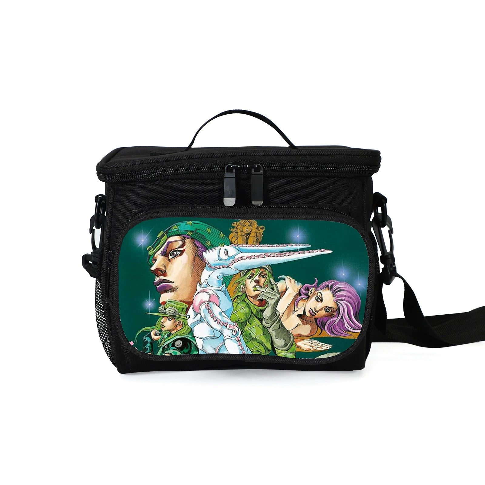 JoJo Bizarre Adventure Portable Lunch Box School Tote Storage Picnic Bag