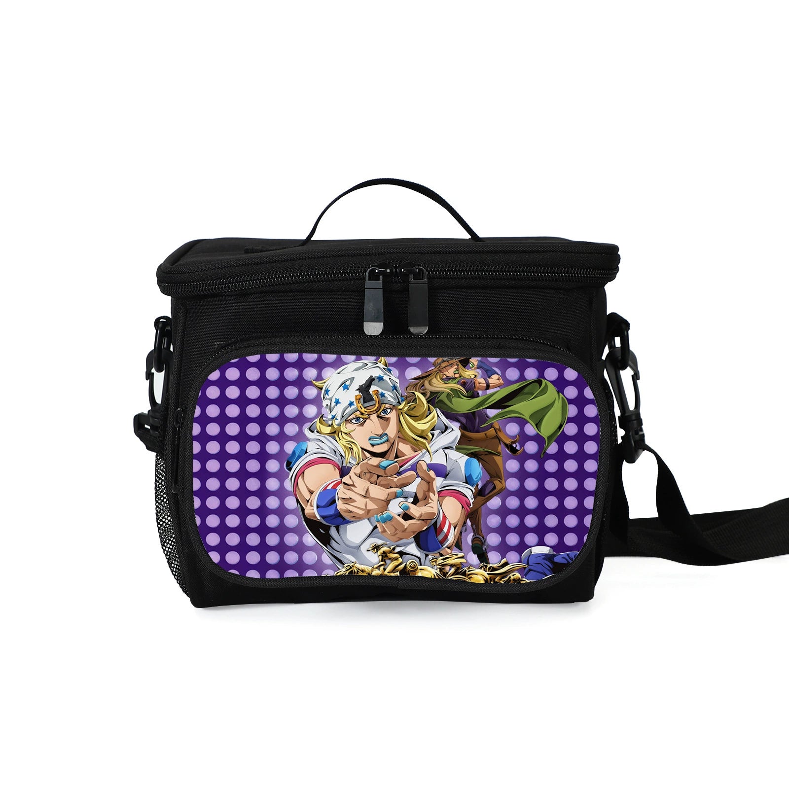 JoJo Bizarre Adventure Portable Lunch Box School Tote Storage Picnic Bag