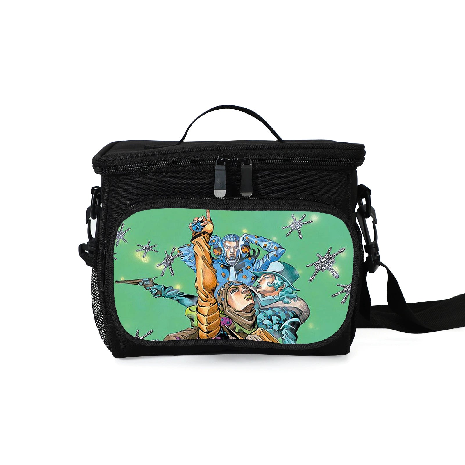 JoJo Bizarre Adventure Portable Lunch Box School Tote Storage Picnic Bag
