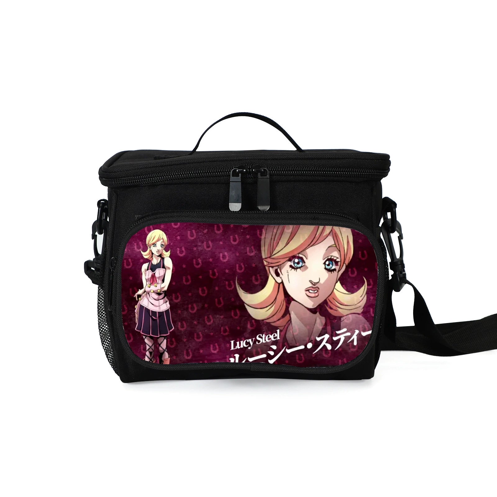 JoJo Bizarre Adventure Portable Lunch Box School Tote Storage Picnic Bag