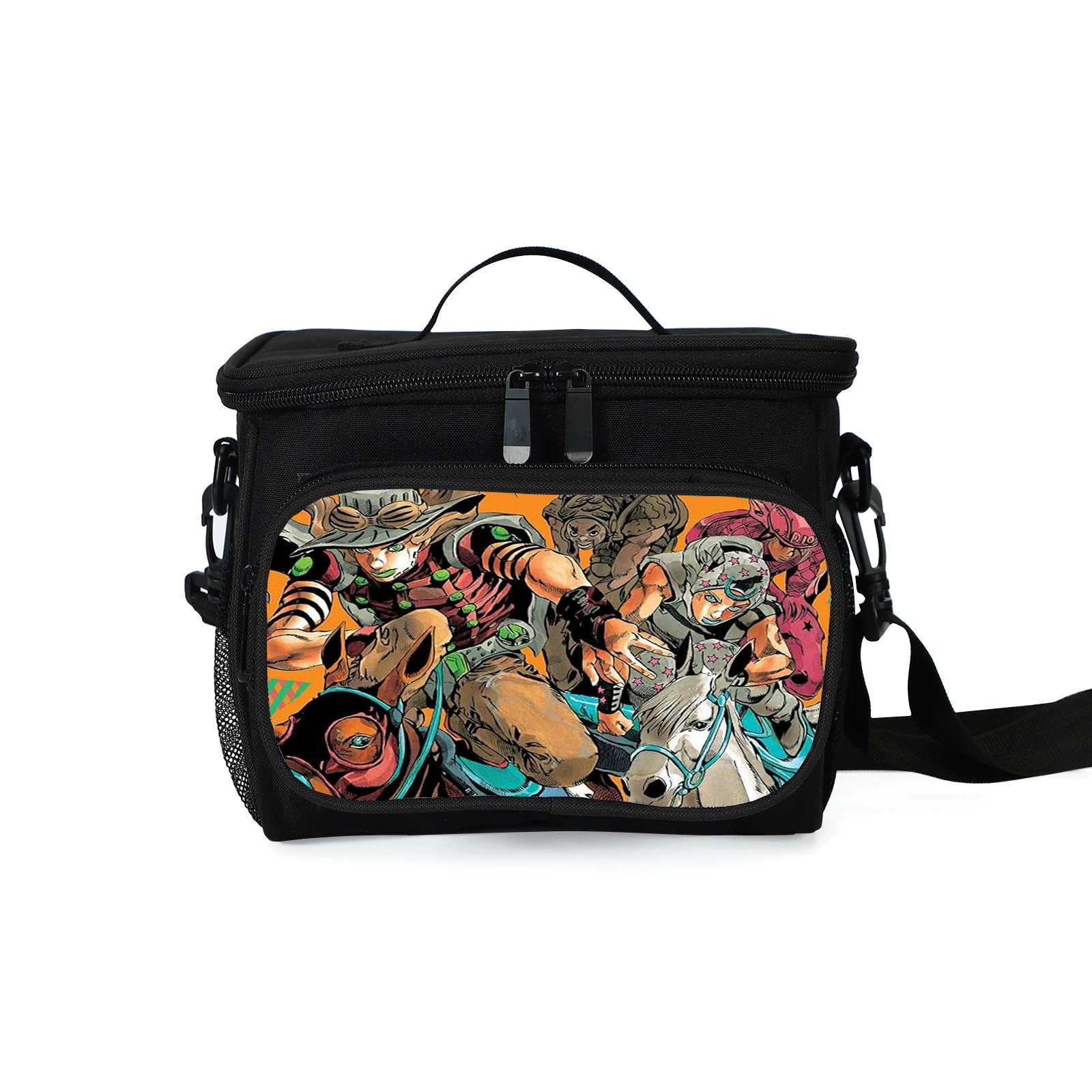 JoJo Bizarre Adventure Portable Lunch Box School Tote Storage Picnic Bag