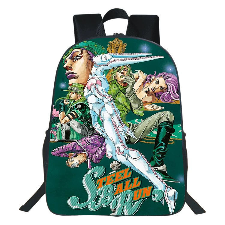 JoJo Bizarre Adventure Backpack School Sports Bag