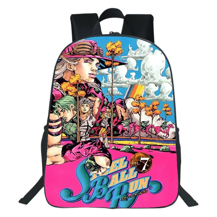JoJo Bizarre Adventure Backpack School Sports Bag