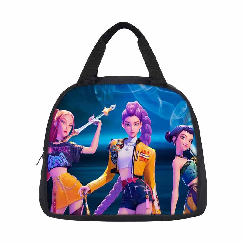 KPop Demon Hunters Lunch Box Bag Lunch Tote For Kids