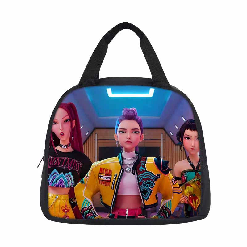 KPop Demon Hunters Lunch Box Bag Lunch Tote For Kids