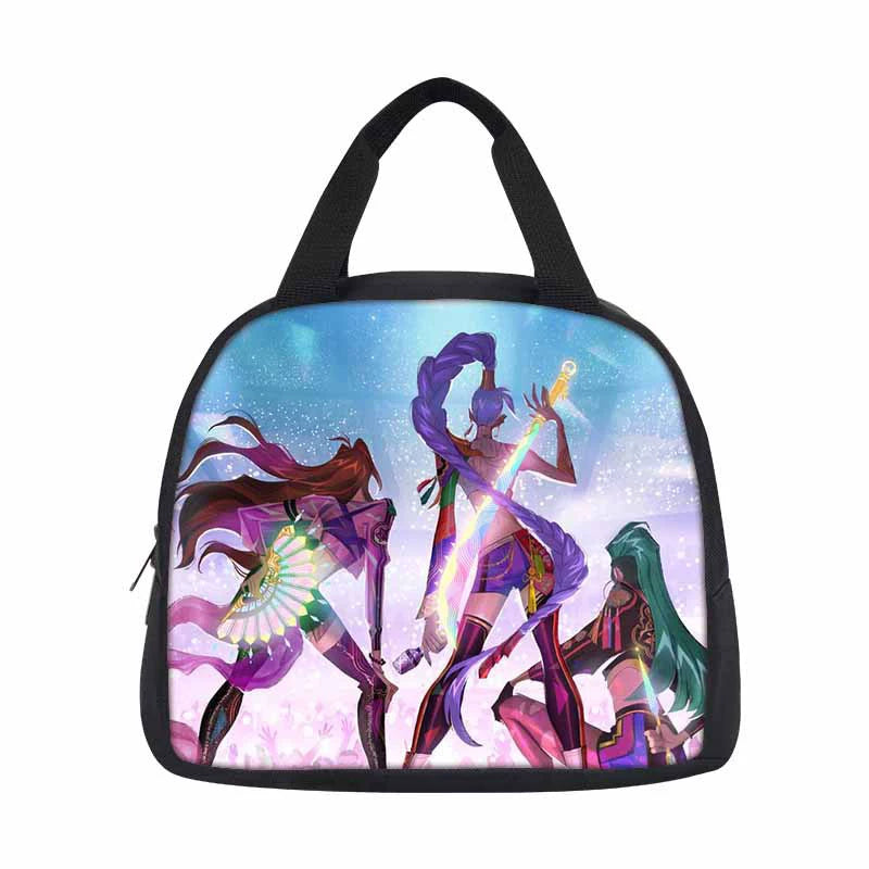 KPop Demon Hunters Lunch Box Bag Lunch Tote For Kids