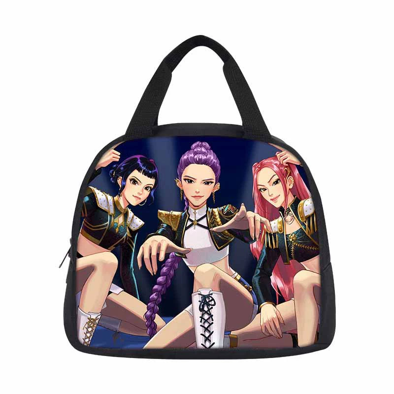 KPop Demon Hunters Lunch Box Bag Lunch Tote For Kids