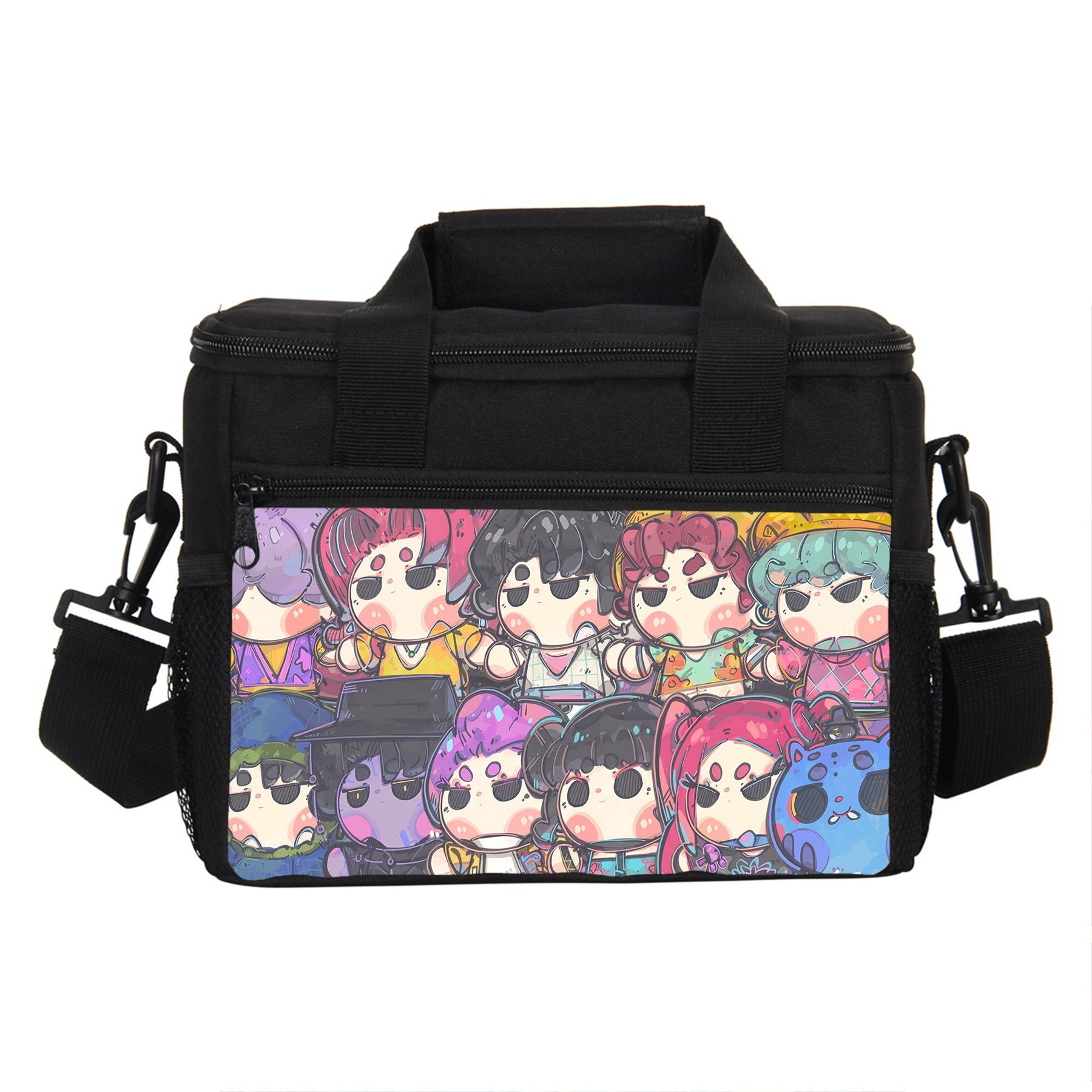 KPop Demon Hunters Portable Lunch Box School Tote Storage Picnic Bag